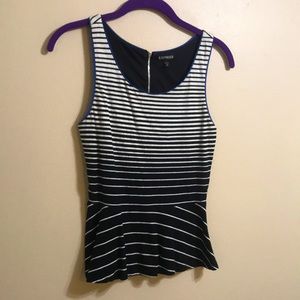 Express striped tank top